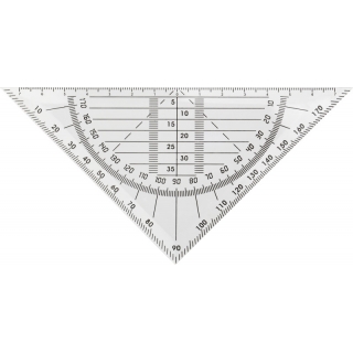 2413 | Plastic 45° set square